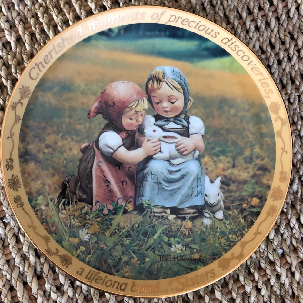 2for$20🟠Vintage Collectible Hummel plate -a Lifelong Bond